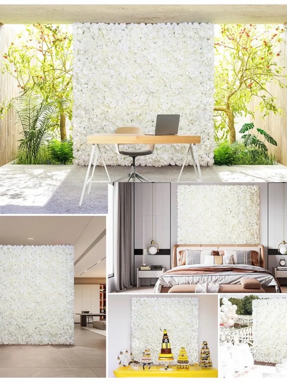 Flower Wall Backdrop 12-Pack 16.5